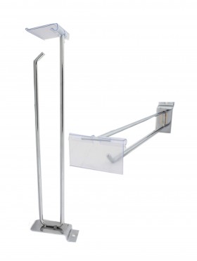 WALL PEG HOOK WITH PRICE CLIP